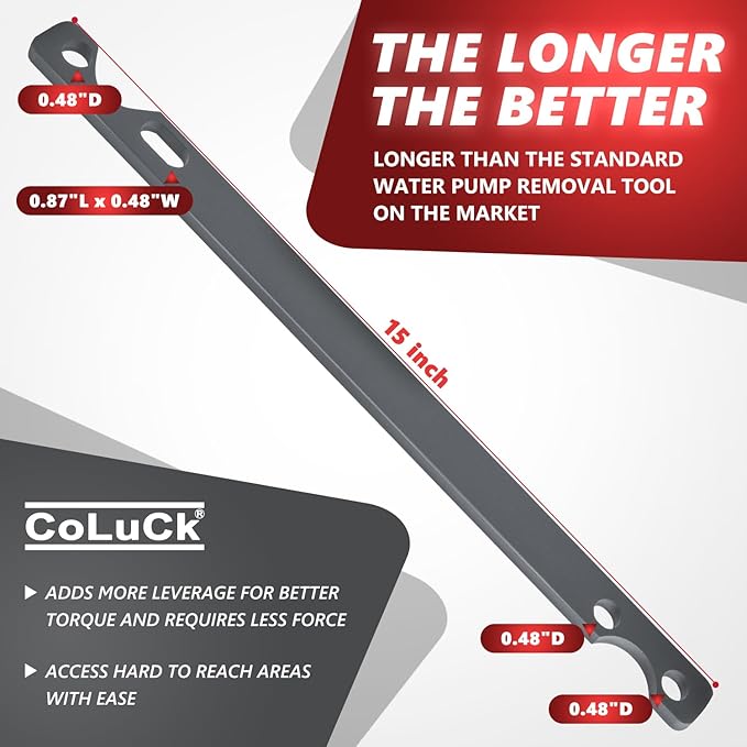 Fan Clutch Wrench Set,32mm & 36mm Clutch Fan Tool Wrench,Water Pump Pulley Holder Removal Tool For BMW, Ford, GM, dodge,Chevrolet,jeep Fan Clutch Removal Kit,Water Pump Holder