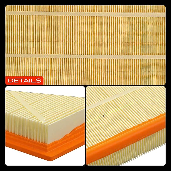A-Premium Engine & Cabin Air Filter with Activated Carbon Compatible with BMW E60 Series 525i 2004-2007, 525xi/530xi 2006-2007, 528i 2008-2011, 528i xDrive 2009-2010, 528xi 2008, 530i 2005-2007, 545i