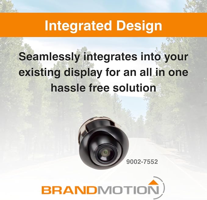 Brandmotion 9002-7552 Factory Tailgate Harness with Bullet Camera Mount fits 2017-2021 F250 F350 Super Duty | Waterproof Case | Integrates Into Your Existing Display | Designed to Work in Low Light | Fits 2017-2021 F250 F350 F450 Super Duty with Factor...
