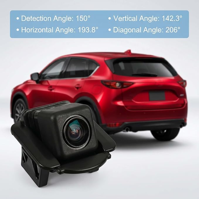 Backup Camera K015-67-RC0A K01567RC0A Rear View Back up Camera Compatible with Mazda CX-5 2013 2014 2015 2016 Park Assist Camera Replace K015-67-RC0 K01567RC0 MA1960108