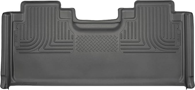 Husky Liners Weatherbeater Floor Mats | Fits 2015-2026 Ford F-150 SUPERCAB ONLY, 2017-2026 Ford F-250/F-350/F-450 SUPERCAB ONLY (Full Coverage) | 2nd Row, 1-pc Black - 19361