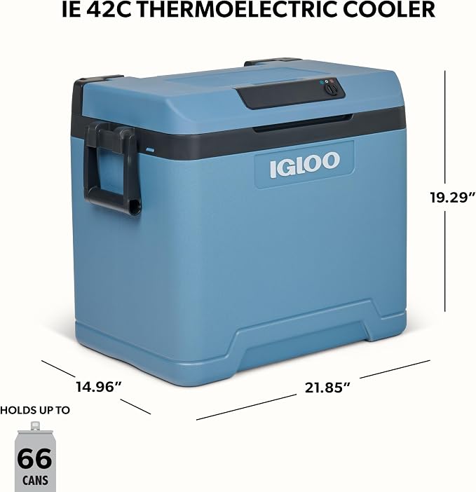 Igloo Thermoelectric Cooler & Warmer | 12V Portable Cooler for Truck, RV, Car & Home