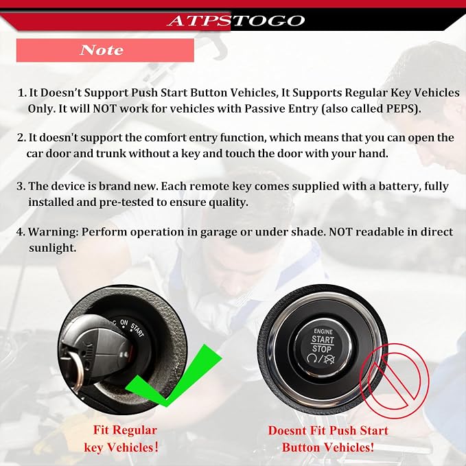 DIY Key Fob Replacement Fits for 2008-2020 Dodge Grand Caravan, 2008-2016 Chrysler Town and Country VW Routan Keyless Entry Remote with Interchangeable 6&7 Button FCC ID: IYZ-C01C, M3N5WY783X
