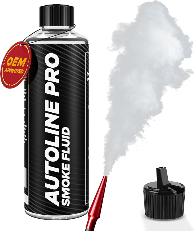 *2025 NEW MODEL* Automotive High Volume Smoke Machine with Best Ranked Smoke Fluid - EVAP Leak Detector with Built-in Air Compressor - Model 3000 – EVAP Vacuum Exhaust Smoke Detector Tools Kit - Red