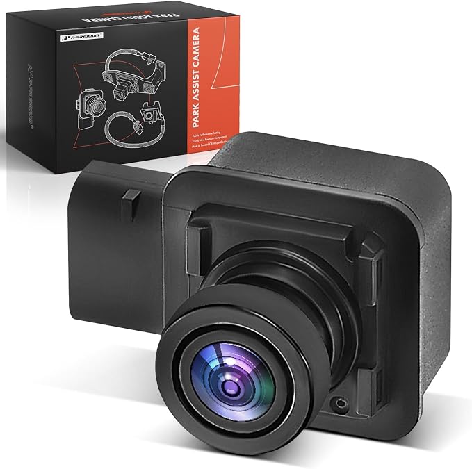 A-Premium Rear View Backup Camera C.A.P.A. Compliant Compatible with Ford | Parking Camera for F-150 2018-2020 - Replace# FO1960166C, JL3C19G490-B, JL3Z19G490L
