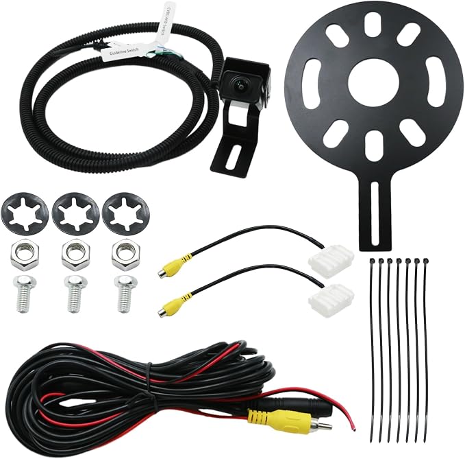 Adjustable Spare Tire Backup Camera, Rear View Reverse Parking Camera, Replacement for Jeep Wrangler JK 2007-2018 Rubicon 2007-2020, Replacement for Hummer H3 2005-2010