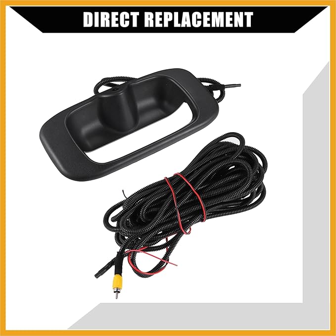 Backup Camera Tailgate Handle for Chevy Silverado 1999-2007 for GMC Sierra 1999-2007 / Rear Tailgate Handle Backup Camera/Durable / 1 Set/Black Replacement