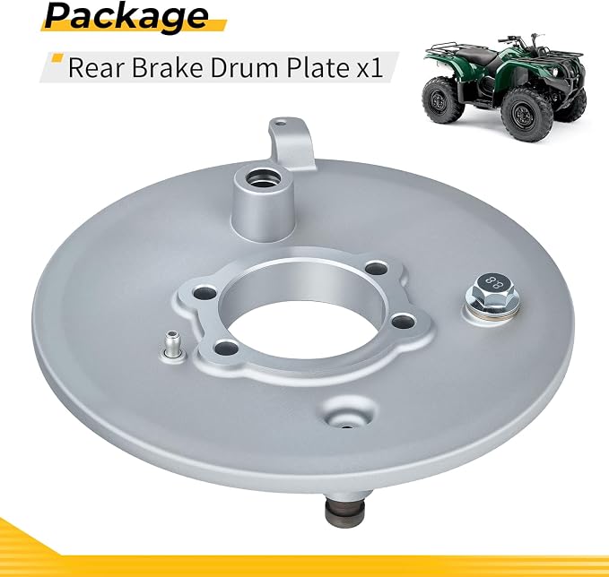 M MATI Rear Brake Drum Plate for Yamaha Big B-ear 350 1996-1999 Kodiak 400 1993-1999 Grizzly 600 1998-2001 4SH-25321-00-00