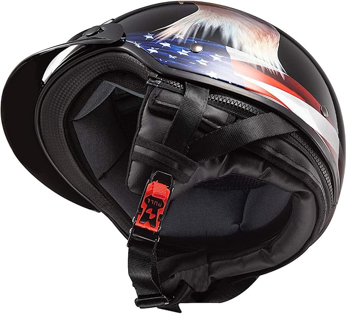 LS2 Helmets Bagger Motorcycle Half Helmet