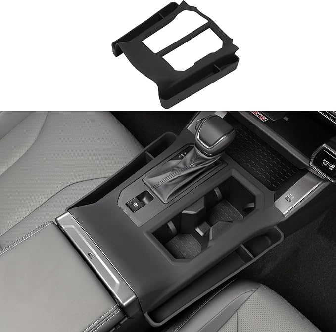 For 2026 Toyota RAV4 Silicone Center Console Organizer Scratch Scuff-free Easy to Clean, 6th Gen Hybrid&Plug-in Hybrid (PHEV) Interior Accessories