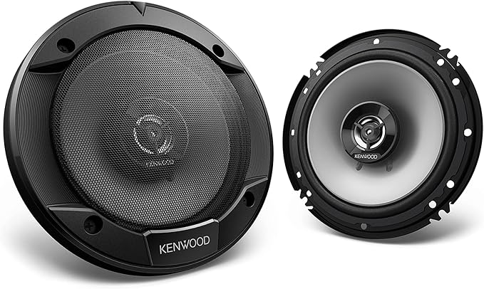 Kenwood KFC-1666S Car Stereo Speaker 6-1/2" 2-Way Speakers with Powerful Sound and Easy Installation - Elevate Your Car Audio