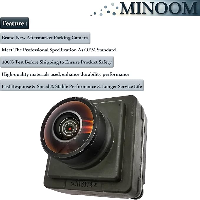 23390514 Rear View-Backup 360 Grille Mirror Cam Backup Parking Camera Replacement for Chevro let Equinox Buic k Enclave G M C Sierra Part No.#84676845/84891664