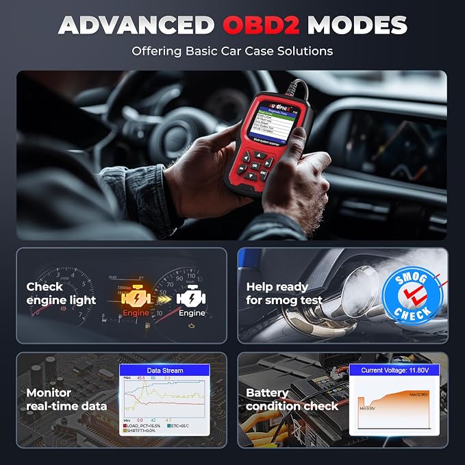 AUTOPHIX 7150P+ Fit for Ford OBD2 Scanner with AUTOPHIX BAS300 Plus OBD2 Scanner & Battery Tester