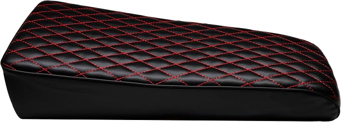 JMCHstore Upgraded 19'' Seat for Coleman ct200u, Baja DB30 (Blitz, Dirt Bug, Racer) ct200 200cc 196cc Motor 6.5HP Mini bike Trail Powersports Parts (Red Diamond Stitch SEAT)