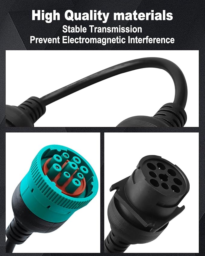 CAN 3-CAN 1 Crossover Cable Fit for Paccar Peterbilts Kenworths Cummins Engines 2016 and Newer