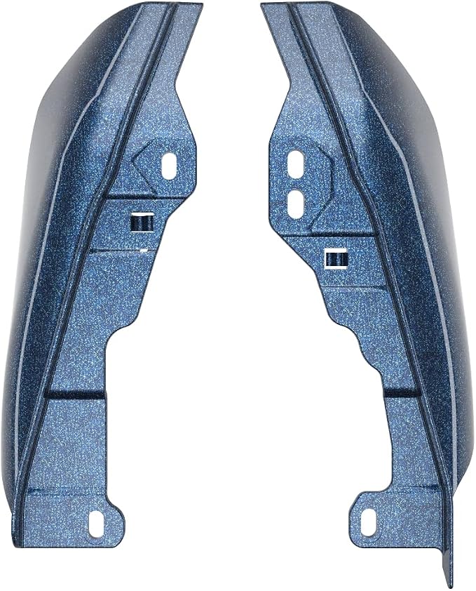 Advanblack 2024 RG Mid Frame Air Deflectors Compatible for Harley Touring Street Glide, Road King, Electra Glide, 2009-2025(Cosmic Blue Pearl)
