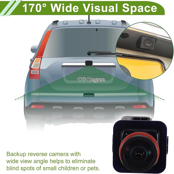 Car Park Assist Camera Rear View Backup Reverse Camera for Ford Taurus 13-19 No.EG1Z19G490A/EG1Z-19G490-A/DG1Z19G490A/DG1Z-19G490-A/PAC251/592224 1 Pc