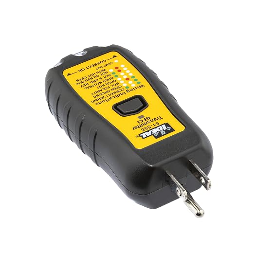 Ideal Electrical 61-535 Digital Circuit Breaker Finder with Digital Receiver and GFCI Circuit Tester