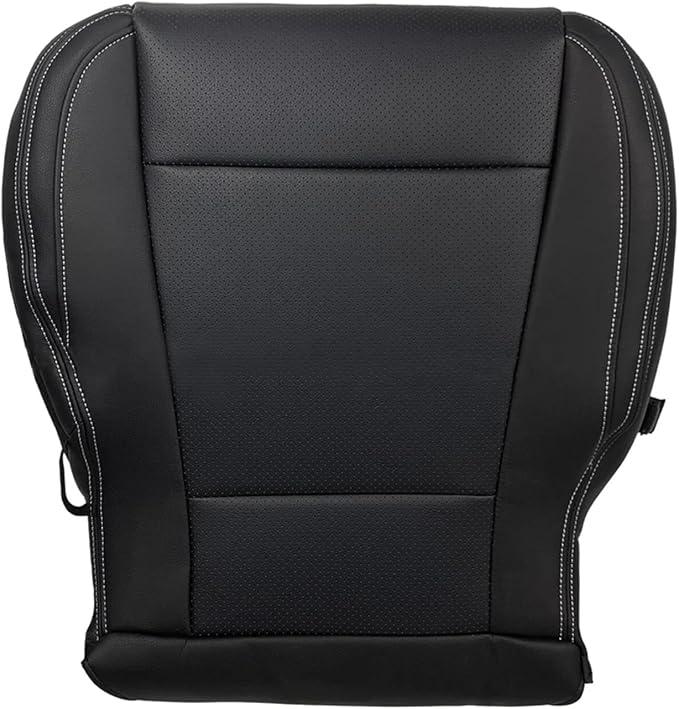 Seat Cover Black Replacement for 2015-2017 Ford F150 Lariat Front Left Bottom and Top