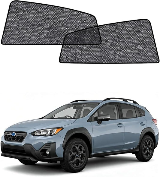 Car Window Shades for Subaru Crosstrek(2018-2023), 2-Pack Rear Window Sun Shades for Baby – Breathable Mesh, UV & Heat Blocker, Privacy Protection for Camping, Travel, Sleep & Nursing