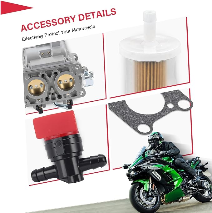 Carburetor Carb & Gasket For Kawasaki 4 Stroke Engine FD731V 15003-2974 15004-2063
