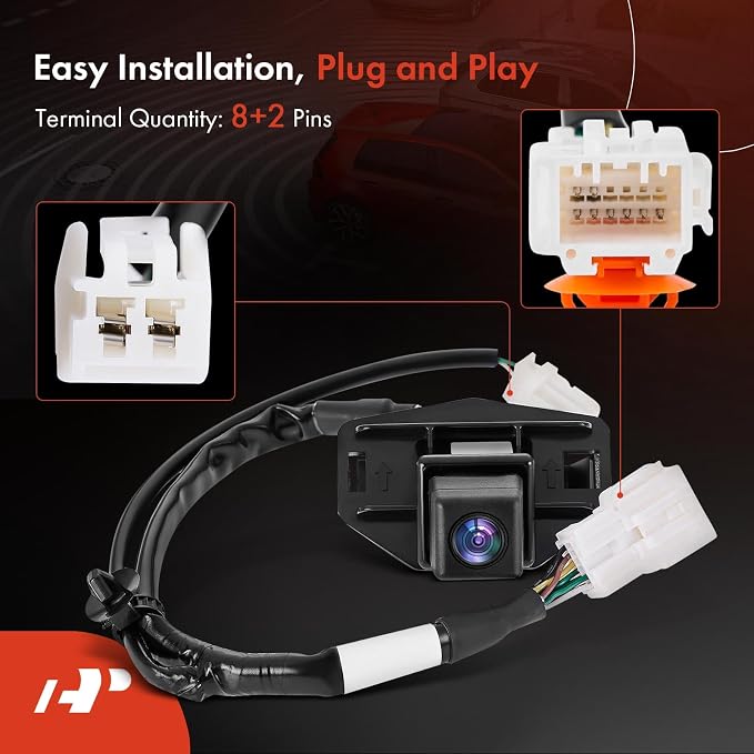 A-Premium Rear View Backup Camera Compatible with Honda | Parking Camera for 2009 2010 Element - Replace# 39530SCVA01
