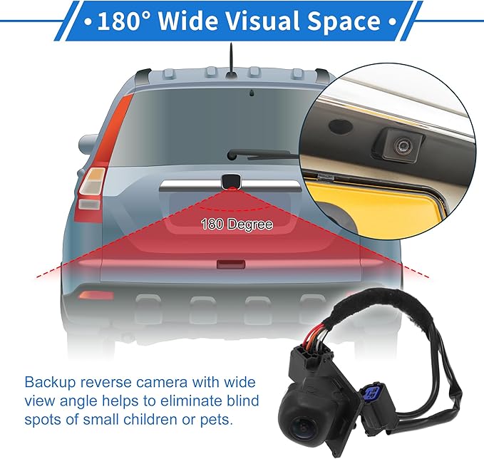1 Pcs Rear View Camera for Kia Optima K5 2016 2017 2018 2019 2020 License Plate Park Assist Camera Backup Reverse Camera