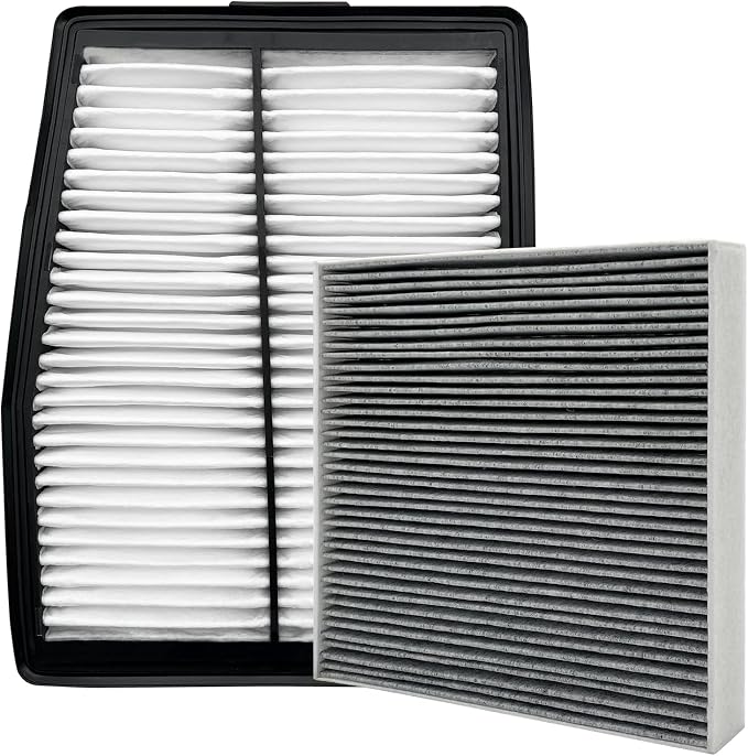 Cabin and Engine Air Filter Fits for Santa Fe Hybrid 2021-2025 2026, Sonata Hybrid 2020-2026, Tucson Hybrid 2022-2026, Sorento Hybrid 2021-2026, Sportage Hybrid 2023-2026, Fits 97133L1000, 28113-L5100