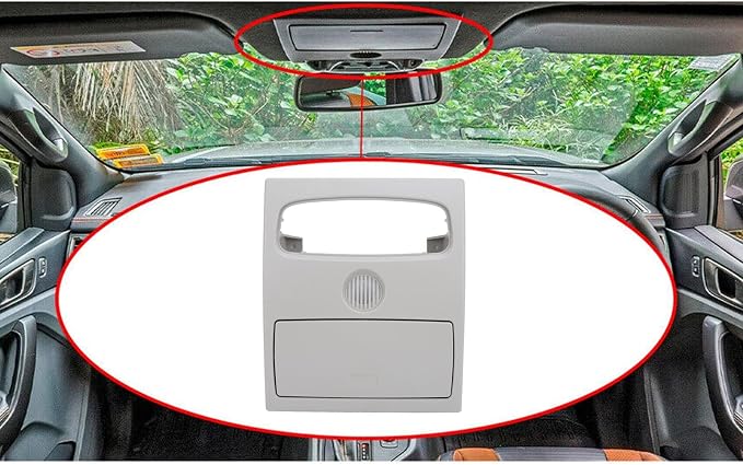 Akozon Roof Console Sun Glasses Box Holder Roof Console for with OE Numbers CN15A519A58AA CN15A519A58DA34X1 CN1Z58519A70DA Simple Installation Convenient