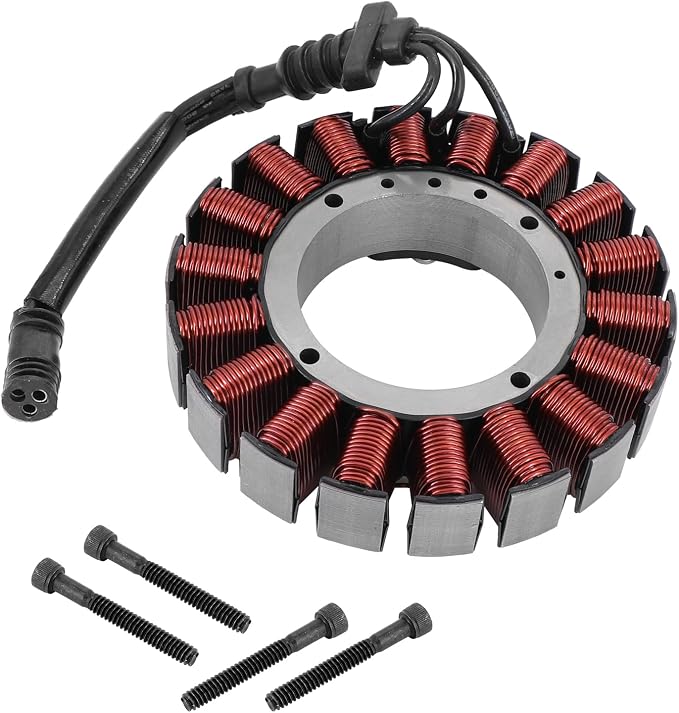 30017-08 Stator Coil Compatible with Harley Davidson Dyna Heritage Softail Fat Boy 2008-2017 30017-08A
