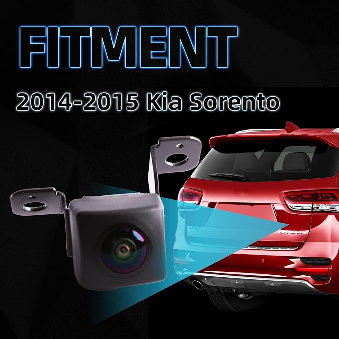 MITZONE Backup Camera Rear View for Car Compatible with 2014 2015 Kia Sorento Parking Asist Camera 1080P HD 120-170° Wide-Angle Coverage 95760-2P600 95760-2P600FFF