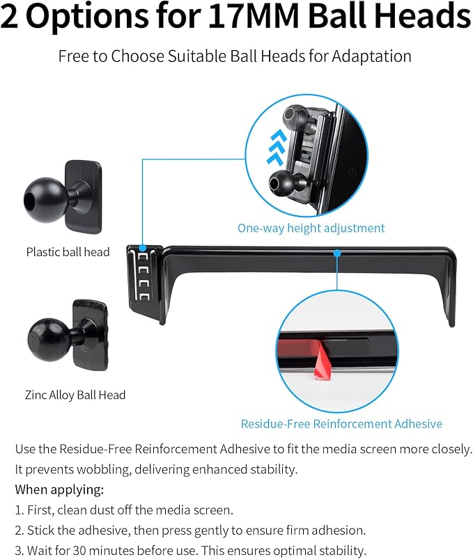 15W Wireless Fast Charger for 2023-2026 Honda Pilot Accessories 7/9 inch Screen Fixed Clip, Interior Decoration Mobile Phone Mount, 360° Rotation, Vehicle-Specific Custom Mount