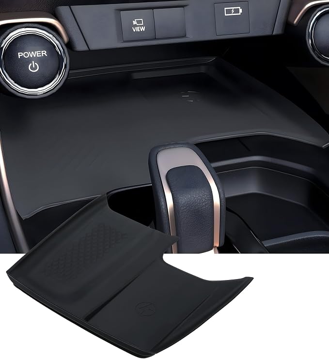 Wireless Charging Protective Mat for Toyota Grand Highlander 2026 2025 2024, Center Console Interior Accessories Silicone Anti-Slip Wireless Charger Cover Pad for 2024-2026 Grand Highlander