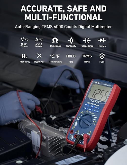 AstroAI DM6000AR Multimeter & DM200M Multimeter