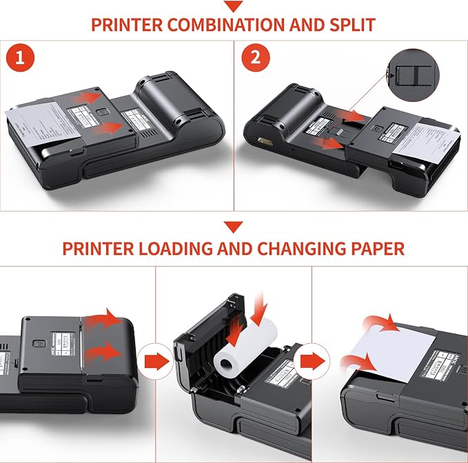 ANCEL HD Series-Compatible Printer for HD3100, HD3100 PRO, HD3200, HD3300, HD3400, HD3500, HD3600: Exclusive Heavy Duty Truck Scanner Diagnostic Tool Accessory for Diesel Vehicle Reports