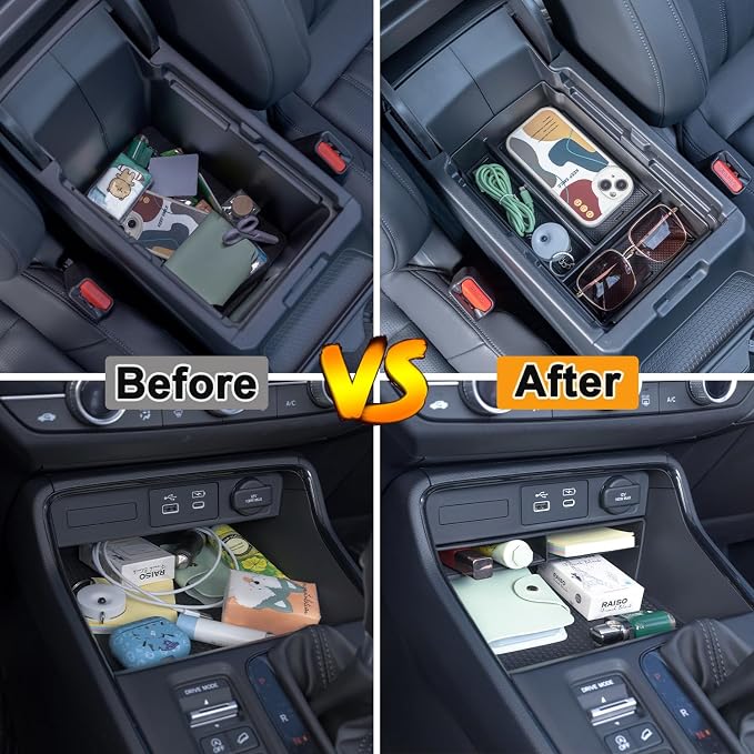 PIMCAR Compatible with 2023 2024 2025 2026 Honda CRV 3PCS Center Console Organizer and CR-V Cup Holder Mat, Door Slot Pad, Coaster Trim, Non-Slip Dust Interior, Custom Rubber Decoration Insert