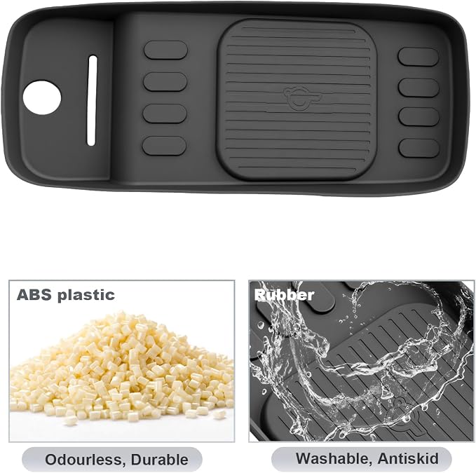 SKTU for 2026 Hyundai Palisade Wireless Charging Mat 2026+ Palisade Center Console Non-Slip Pad Hyundai Palisade 2026 Accessories 2026 Palisade Rubber Console Mat Durable