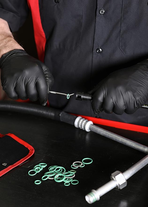 ARES 10034 – Mini Hook and Pick Set - 4-Piece Set Includes Angled, Straight, and Full Hooks and Picks - Hardened Steel Shafts - Easily Remove Hoses, O-Rings, and Gaskets