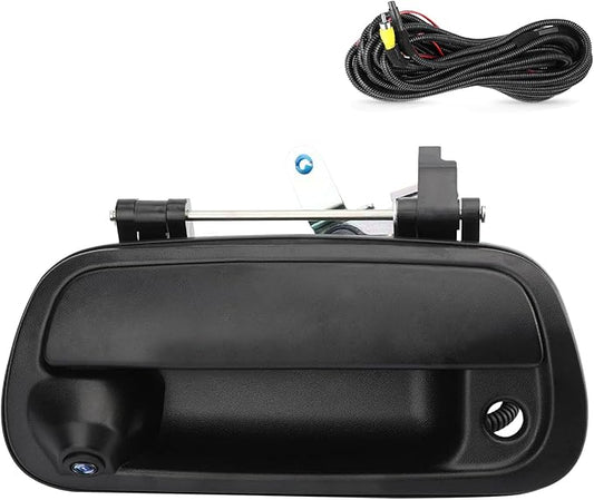 Backup Camera Tailgate Handle Compatible with Toyota Tundra 2000-2006 SR5 Base Limited, Reverse Back Up Camera Replace 819952028013, Rear View Camera 170° Wide-Angle