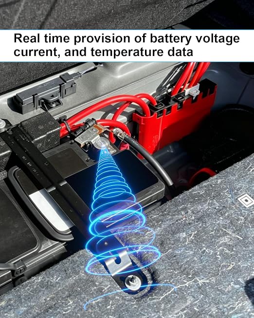 Intelligent Battery Sensor Replace 010562911 601-006 Fits for BMW 325i 328i 335i 335is 335d M3 2006-2013 Only Compatible with Two-Pin Connectors