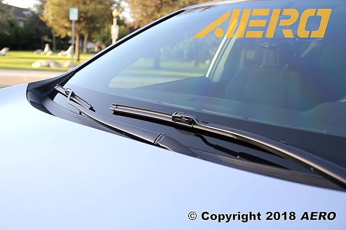 AERO Avenger 26"+16" Premium All-Season Windshield Wiper Blades with Extra Rubber Refills OEM Replacement for Lexus NX200t NX300 NX300h (Set of 2)