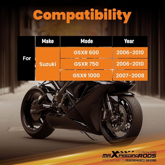 maXpeedingrods 0-4” Adjustable Lowering Links for Suzuki GSXR 600/750 2006-2010, for Suzuki GSXR 1000 2007-2008