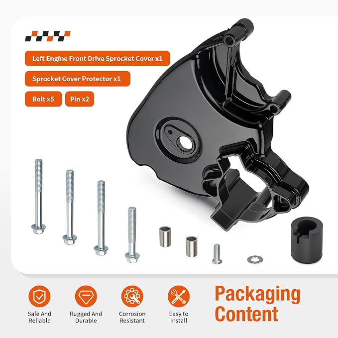 Engine Front Sprocket Cover and Protector w/Bolt for Suzuki Hayabusa 1300 GSX1300R/RX 1999-2007 11361-24F10