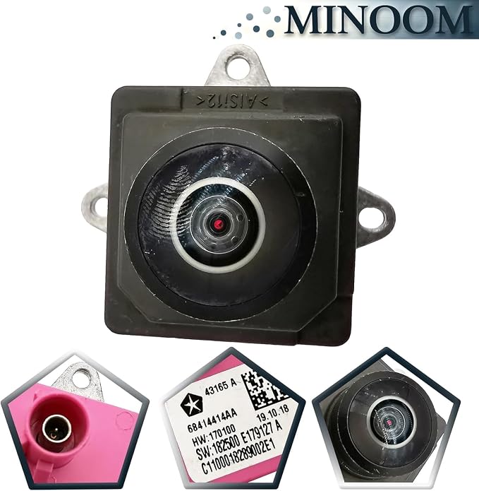 68414414AA Rear View Backup Parking Reversing Aid Camera Replacement for Ram 1500 3.0L 3.6L V6, 5.7L 6.2L V8 Part No.#CH1960131丨68322864AF