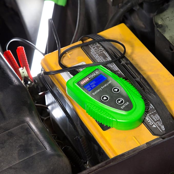 OEMTOOLS 24359 Digital Car Battery Tester, Gifts for Men, Dad Gifts, 12V Battery Diagnostic Tool, 200-1200 CCA Load Capacity, Charging, Cranking, and Starter Tester