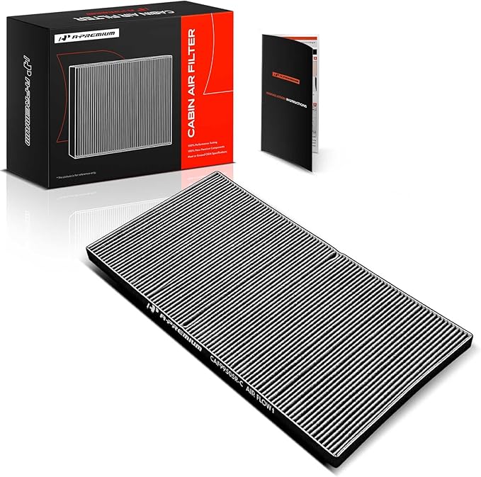 A-Premium Under Hood Cabin Air Filter w/Activated Carbon Compatible with Tesla S 2016-2023, Located Under Hood, Replace# 1059333