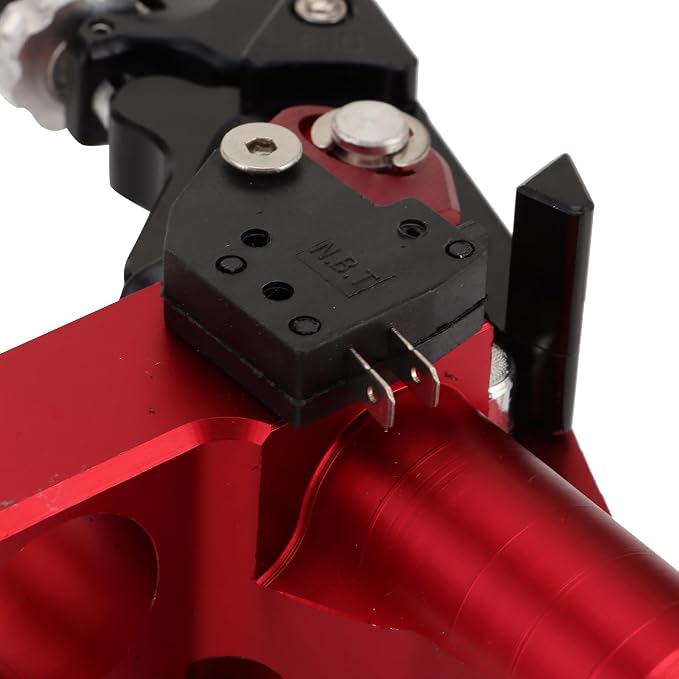 GOOFIT 22mm CNC Motorcycle Hydraulic Clutch Brake Pump Master Cylinder Lever Adjustable Universal for Motorcycle Pocket Dirt Bike ATV 125cc -250cc Vertical Off Road Scooter Red