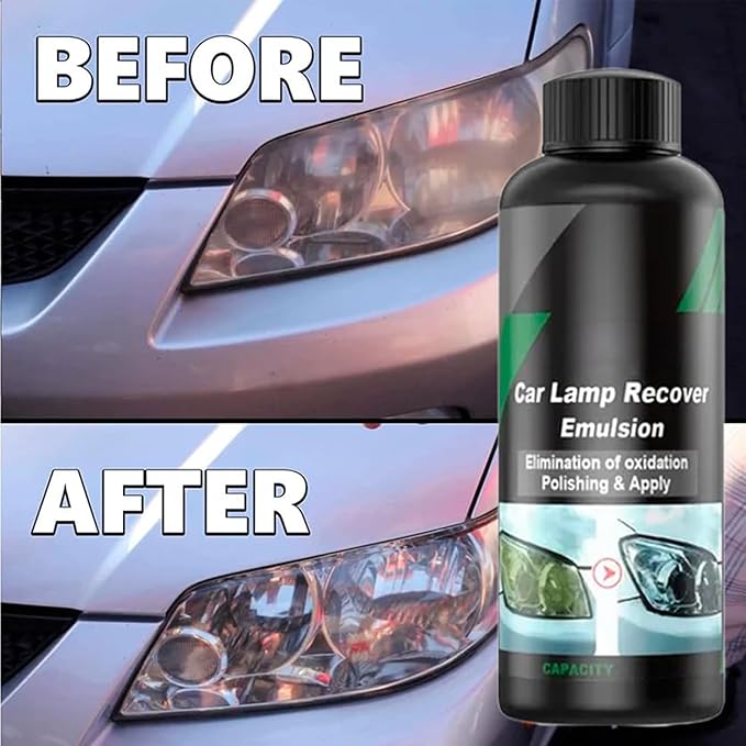 Headlight Cleaner, Head Light Restoration Spray, Headlight Cleaner and Restorer Kit (1Pcs)