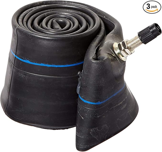 Kenda 22X11.00-8 ATV Tube with Straight TR-6 metal valve stem, 3-Pack