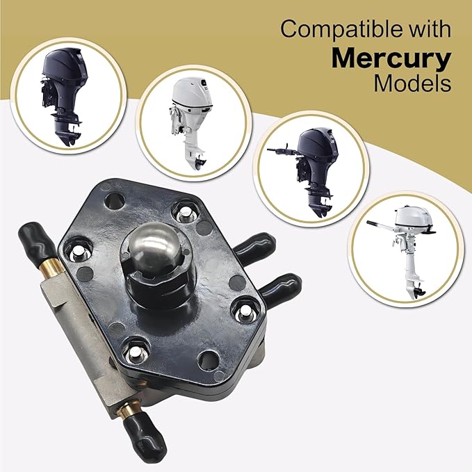 8M0141844 Fuel Pump for Mercury Mariner 25-60 HP 4 Stroke EFI Outboard | Replaces 881862T1 899106T01 8M0118176 892874T01 Sierra 18-8866 Marine Boat Motor Engine Spare Part Assembly Kit 15HP 30HP